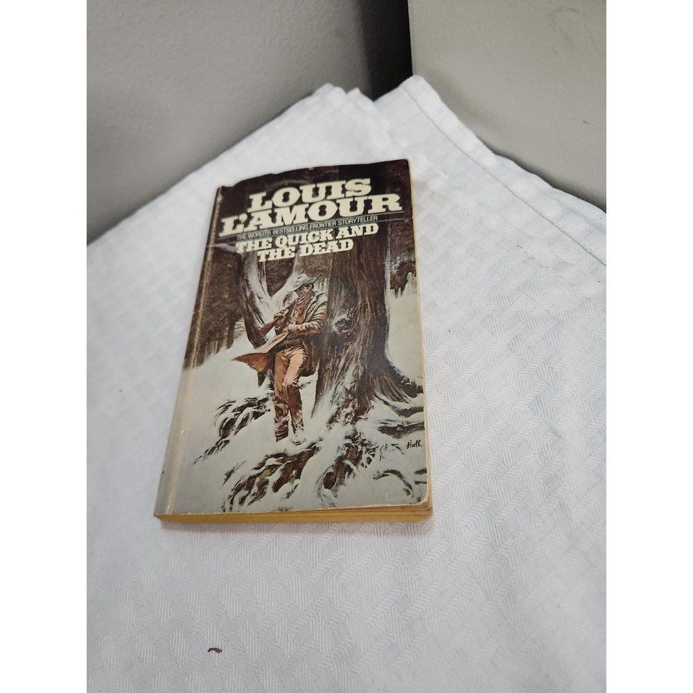Louis LAmour The Quick and the Dead Vintage Western Paperback Bantam Books